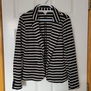 Black Striped Blazer